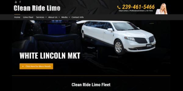 Clean Ride Limo airport limousine service